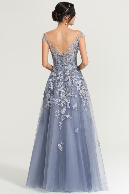 Robe Dentelle Étoile Azur - gallery 5