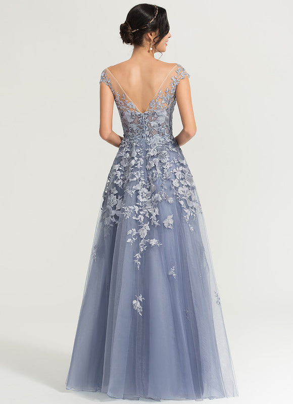 Robe Dentelle Étoile Azur - gallery 5