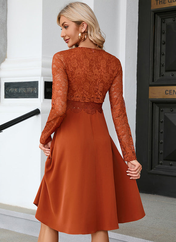 Robe Dentelle Terracotta - gallery 2