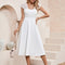 Robe Dentelle Élégante Blanche