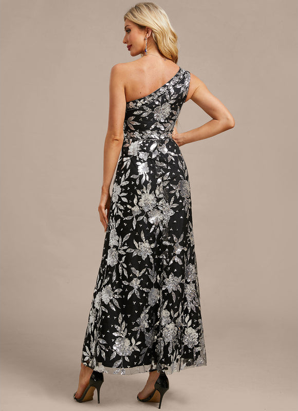 Robe Paillette Dentelle - gallery 7