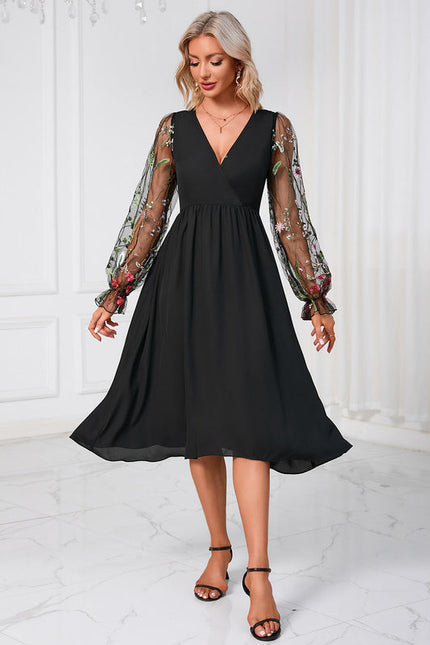 Robe Dentelle Vaporeuse Brodée