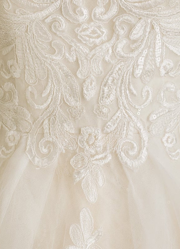 Robe Dentelle Nuptiale Délicate - gallery 1