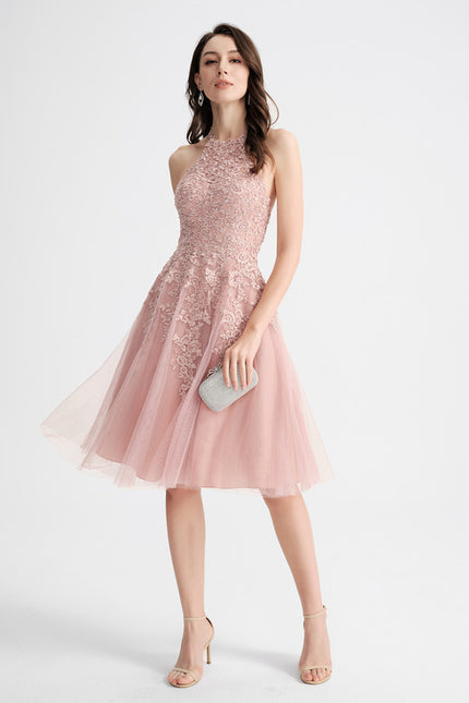 Robe Dentelle En Tulle Délicat - gallery 3