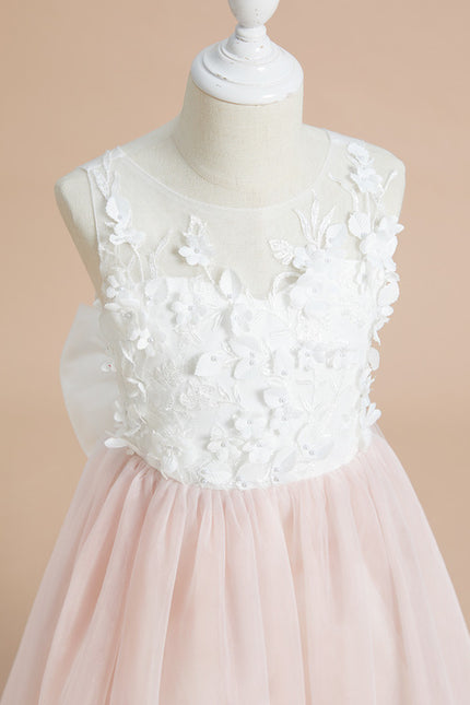 Robe Dentelle Enfant Florale Douce - gallery 9