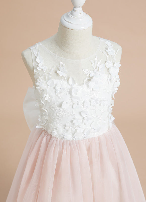 Robe Dentelle Enfant Florale Douce - gallery 9
