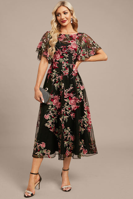 Robe Dentelle Florale Chic - gallery 3