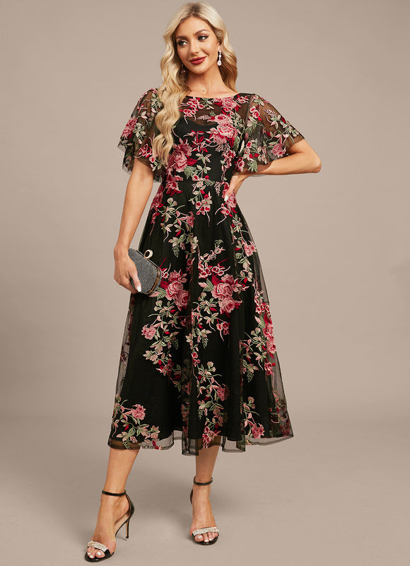 Robe Dentelle Florale Chic - gallery 3