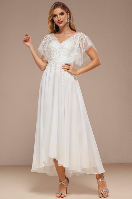 Robe Dentelle Aérienne Florale - gallery 2