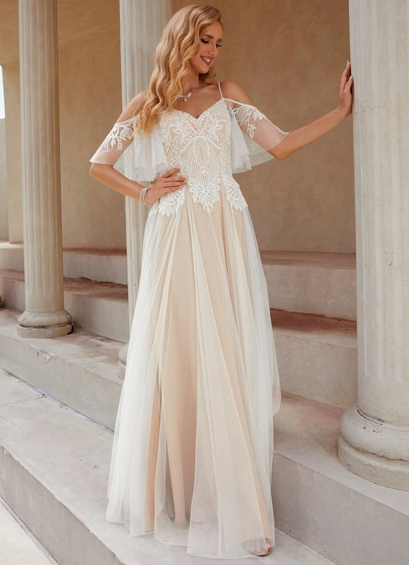Robe Décolleté En Dentelle - gallery 3