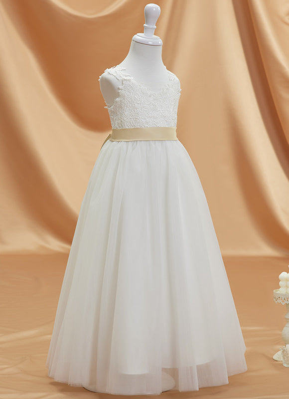 Robe Dentelle Tulle Ornée - gallery 9