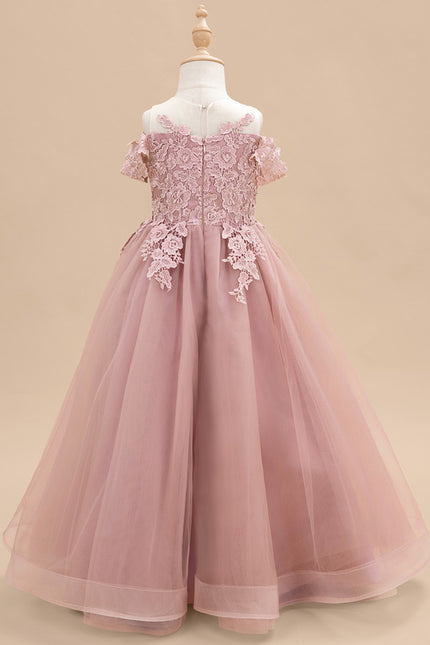 Robe Dentelle Boheme Rose - gallery 4