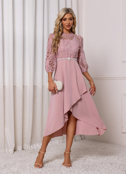 Robe Dentelle Asymétrique