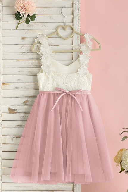 Robe Dentelle Nuptiale Enfantine Élégante - gallery 3