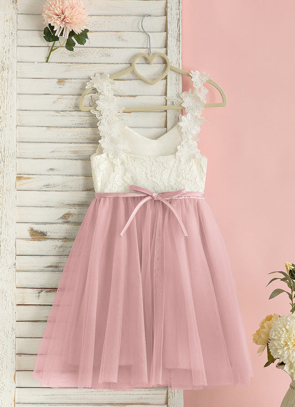 Robe Dentelle Nuptiale Enfantine Élégante - gallery 3