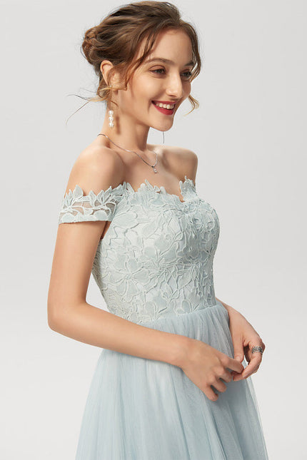 Robe Dentelle Tulle Aquatique - gallery 5