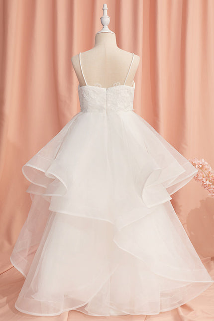 Robe Dentelle Nuageuse Florale - gallery 2