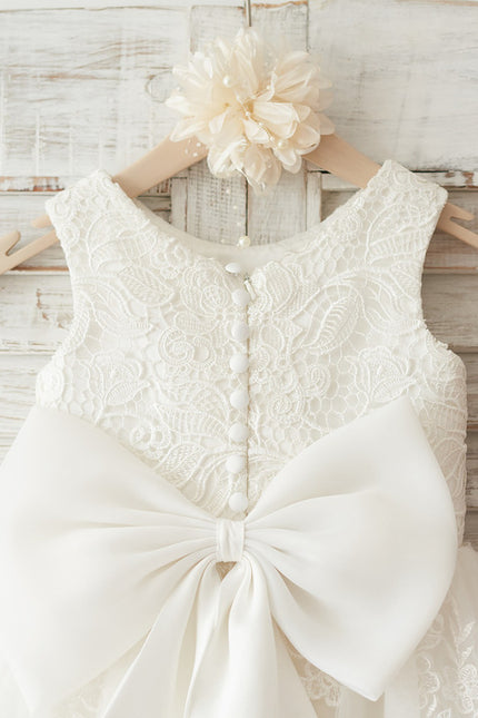 Robe Dentelle Enfant Nuptiale - gallery 5