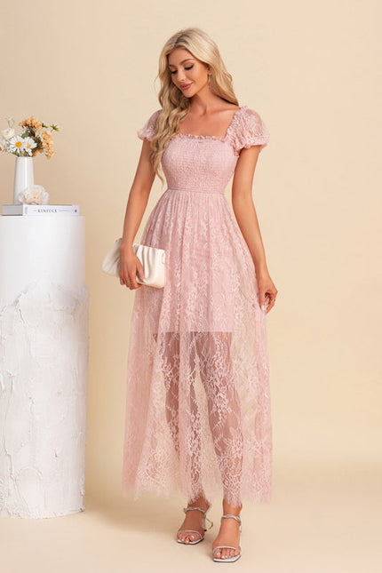 Robe Droite En Dentelle - gallery 4