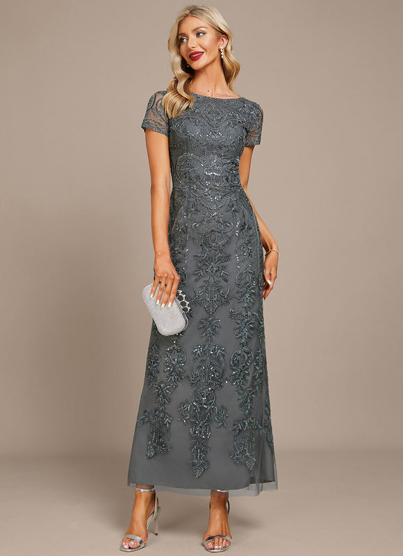 Robe Longue Mousseline Dentelle - gallery 1