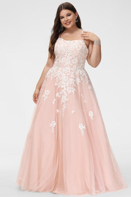 Robe Dentelle Bal Tulle Floral - gallery 9