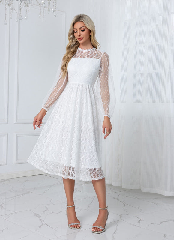 Robe Dentelle Blanche Mariage - gallery 5