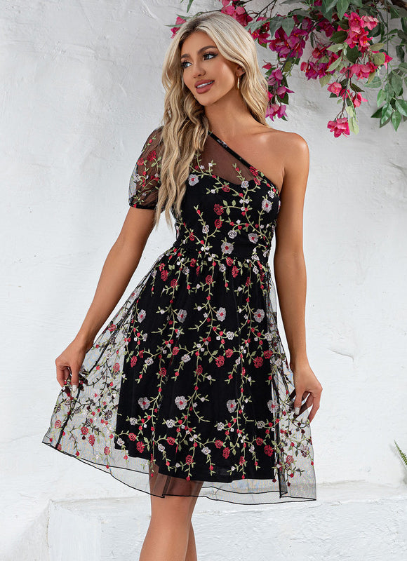 Robe Dentelle Florale Légère