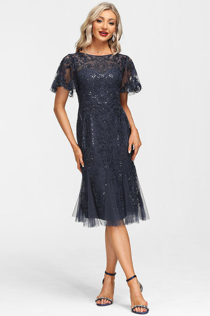 Robe Dentelle Élégance Scintillante - gallery 2