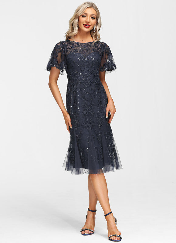Robe Dentelle Élégance Scintillante - gallery 2