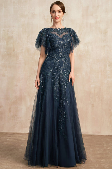 Robe Dentelle Éclat Océanique - gallery 1