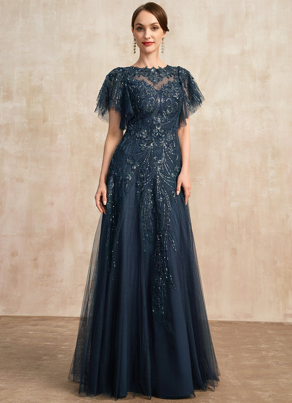 Robe Dentelle Éclat Océanique - gallery 1