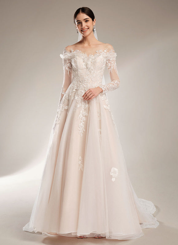 Robe Dentelle De Mariée Élégante