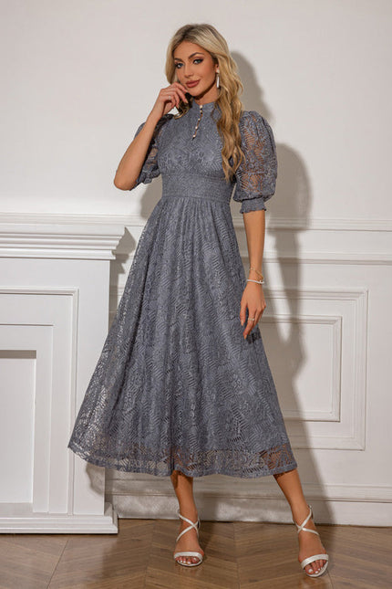 Robe En Dentelle Grande Taille - gallery 5