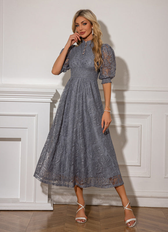 Robe En Dentelle Grande Taille - gallery 5