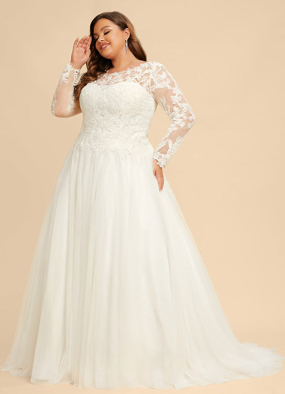 Robe Dentelle Mariage Tulle - gallery 6