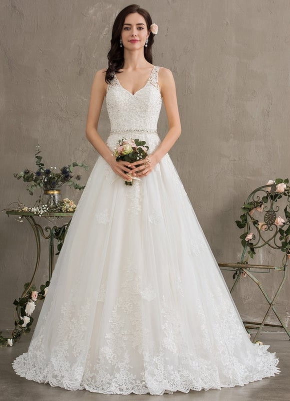 Robe Dentelle Élégance Tulle Dentelle - gallery 1