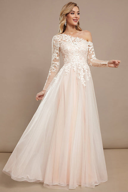 Robe Dentelle Transparente Blanche - gallery 3