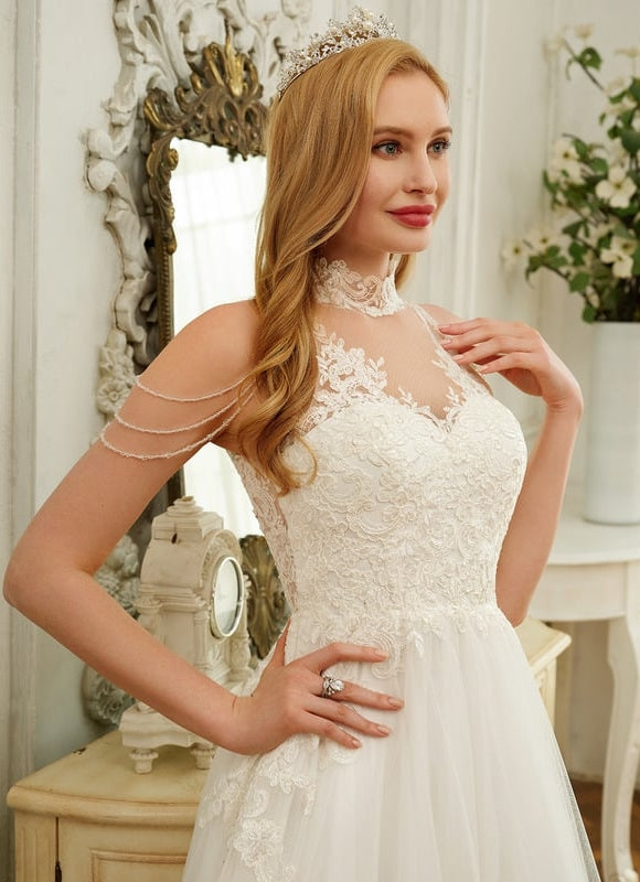 Robe Dentelle Nuptiale Ethérée - gallery 3