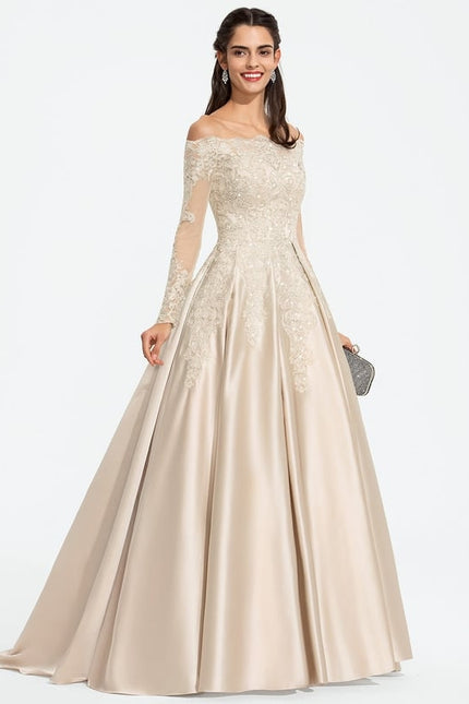 Robe Dentelle Élégance Satinée - gallery 6
