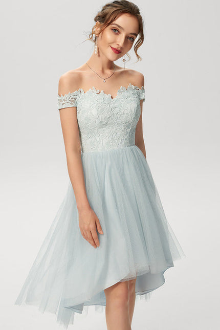 Robe Dentelle Tulle Aquatique - gallery 3