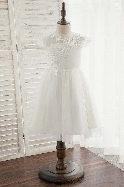 Robe Dos Nu Dentelle Blanche - gallery 6