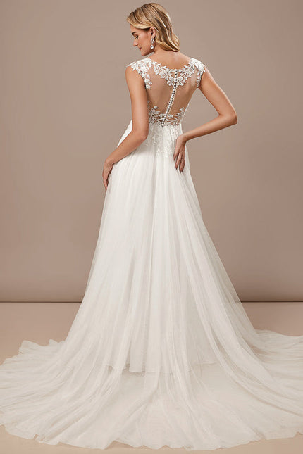 Robe Mariee Traine Dentelle - gallery 5