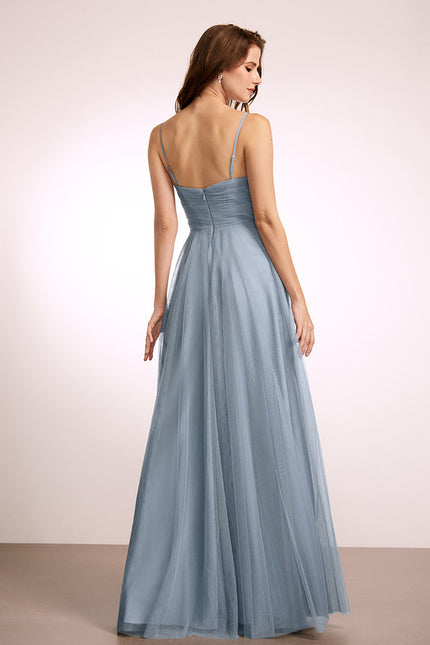Robe Dentelle Fluide Ciel - gallery 2