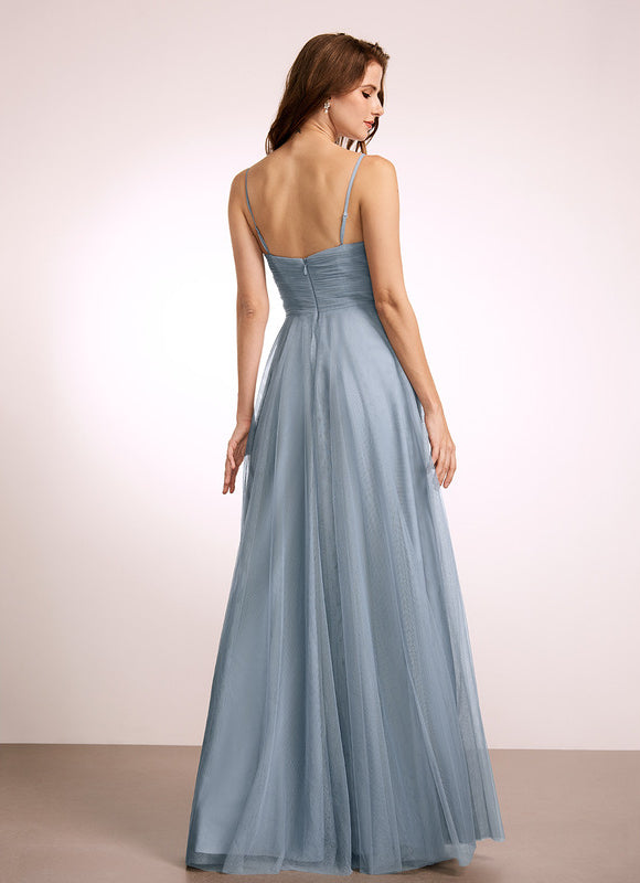 Robe Dentelle Fluide Ciel - gallery 2