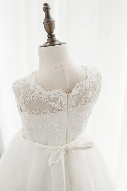 Robe Dentelle Enfant Organza - gallery 7