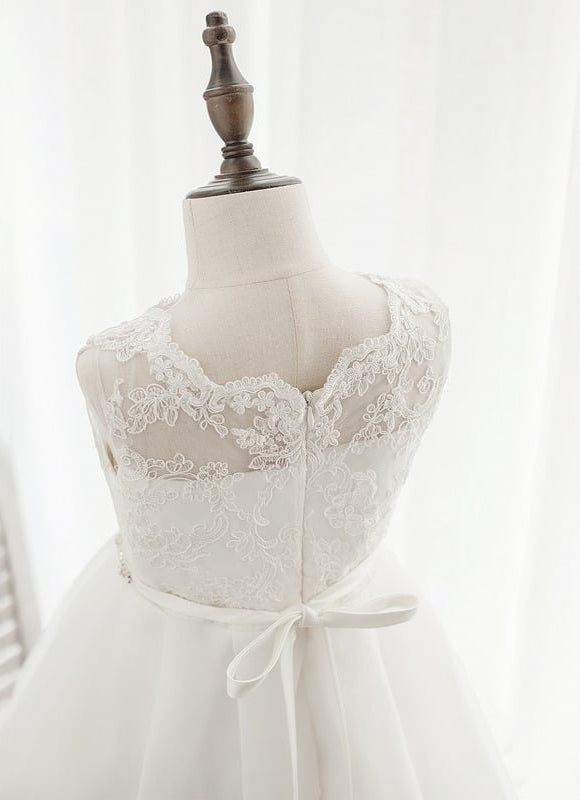 Robe Dentelle Enfant Organza - gallery 7