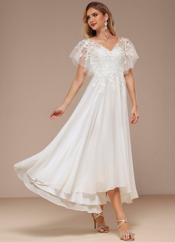 Robe Dentelle Aérienne Florale