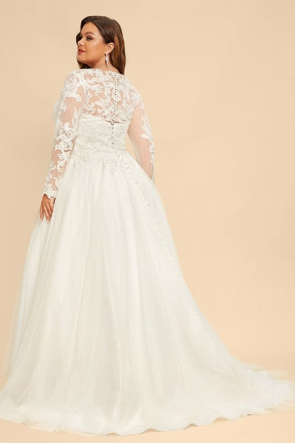 Robe Dentelle Mariage Tulle - gallery 9
