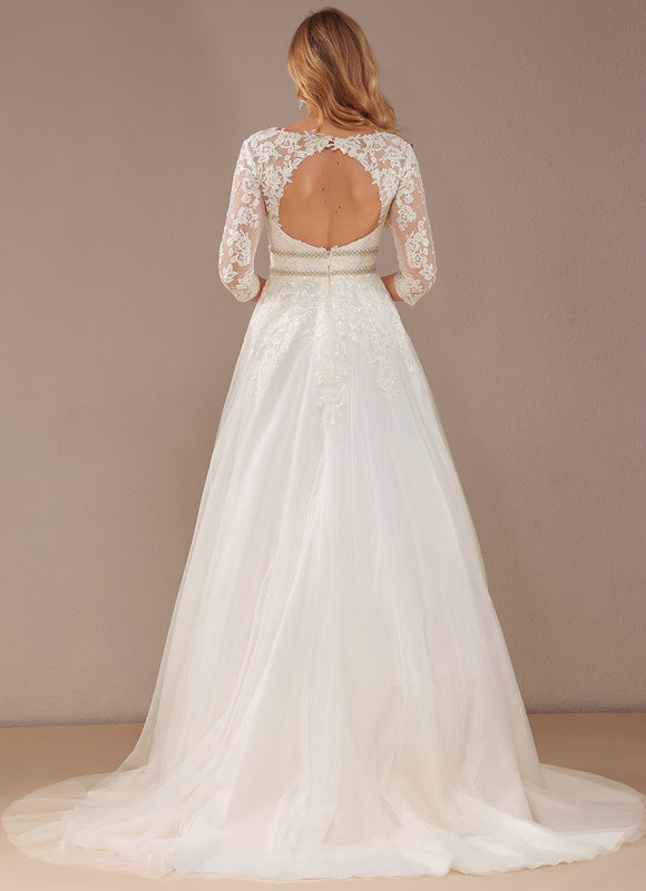 Robe Dentelle Élégance Tulle Dentelle - gallery 2