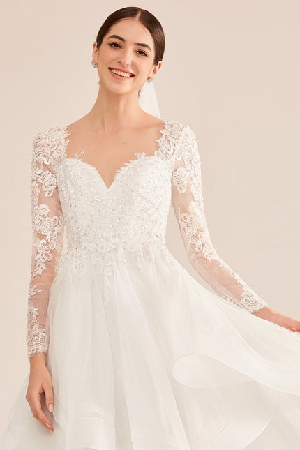 Robe Dentelle Nuptiale Aérienne - gallery 3